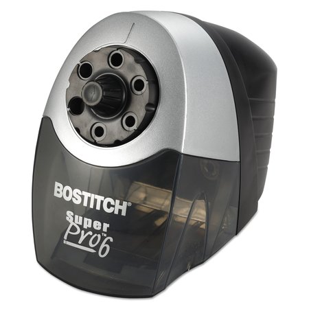 BOSTITCH Super Pro 6 Commercial Electric Pencil Sharpener, Gray/Black EPS12HC